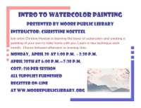 Intro to Watercolor Evening Class