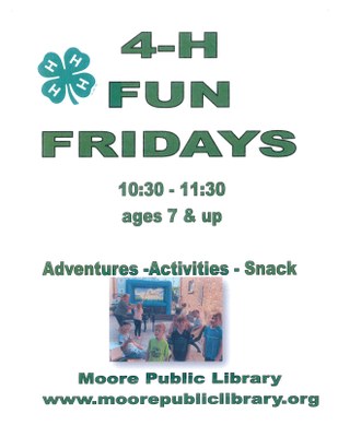 4-H Fun Friday 4-H Fun Friday