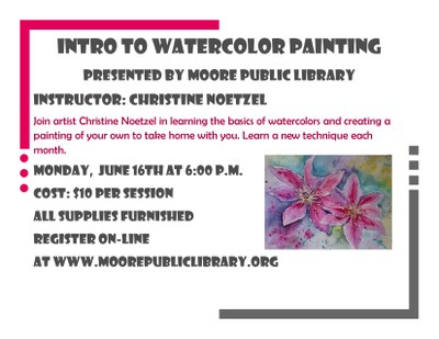 Adult Watercolor Class