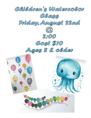Children's Watercolor Class Children's Watercolor Class