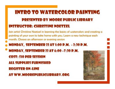 Evening Watercolor Class Evening Watercolor Class