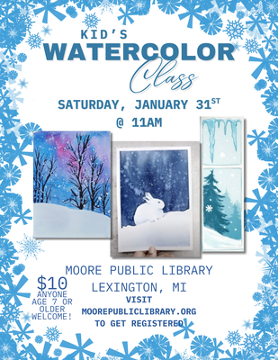 Kid's Watercolor Class
