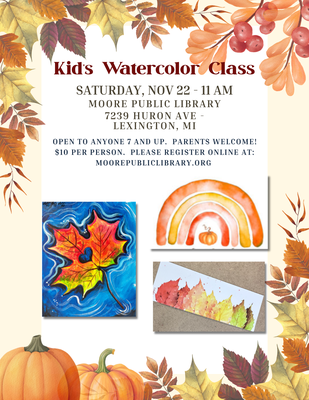 Kids Watercolor Class Kids Watercolor Class
