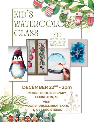 Kid's Watercolor Class