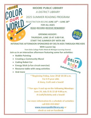 Summer Reading Kick Off Summer Reading Kick Off