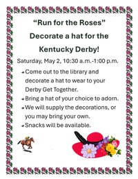 Run for the Roses Decorate a Hat